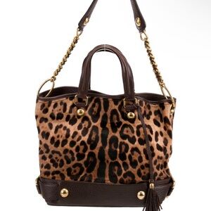 Dolce & Gabbana Tote
•   Brown Ponyhair
•   Animal Print